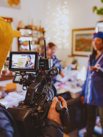 Film festival screening audience