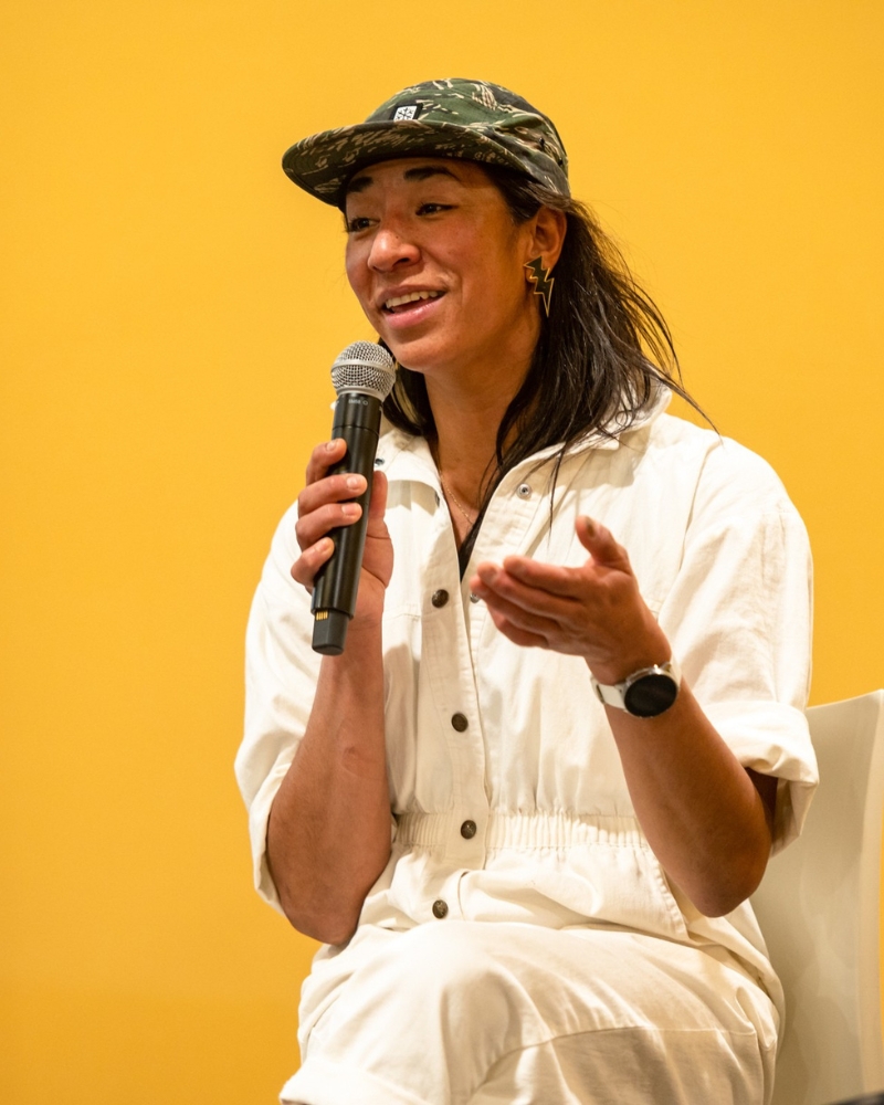 Dani Reyes-Acosta on stage — keynote